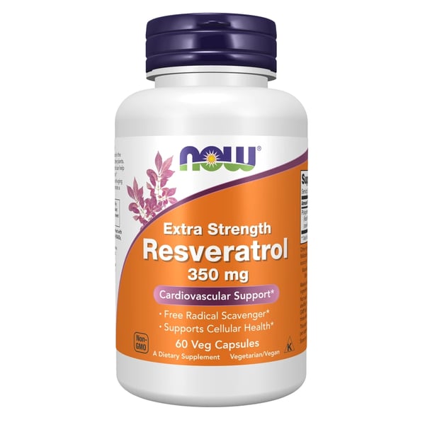 Now Foods Natural Resveratrol 350mg X60 Cápsulas