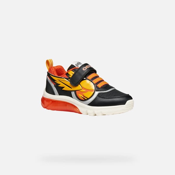 Geox Sapatilhas Ciberdron Júnior Harry Potter Black/Orange J56LBH