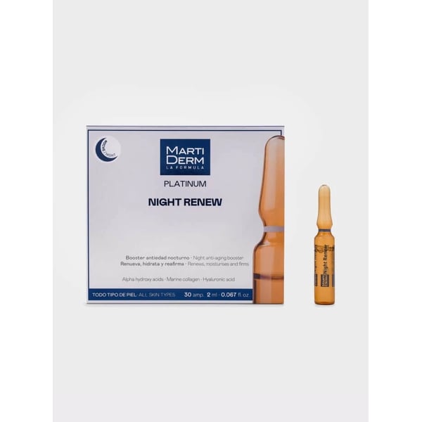 Martiderm Platinum Ampolas Night Renew 2ml x30