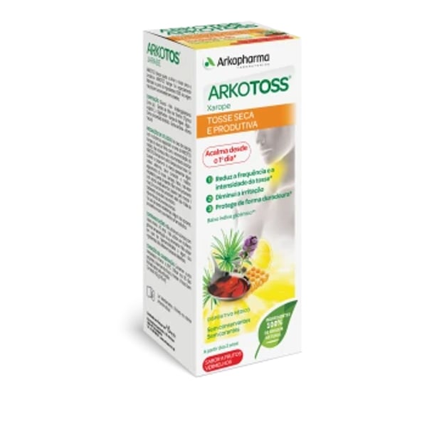 Arkotoss Tosse Seca e Produtiva Xarope Frutos Vermelhos 140ml