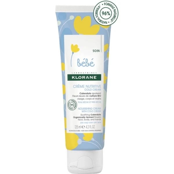 <mark>Klorane</mark> <mark>Bebé</mark> Creme Nutritivo com Cold Cream 125ml