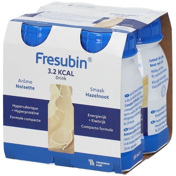 Fresubin 3.2KCAL Drink Avelã 4X 125ml