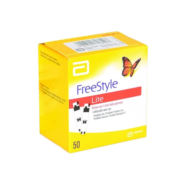 FreeStyle Lite Tiras Sangue Glicose X50