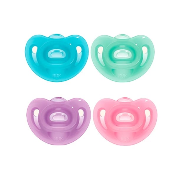 Nuk Chupeta Silicone Sensitive T1 0-6M x2