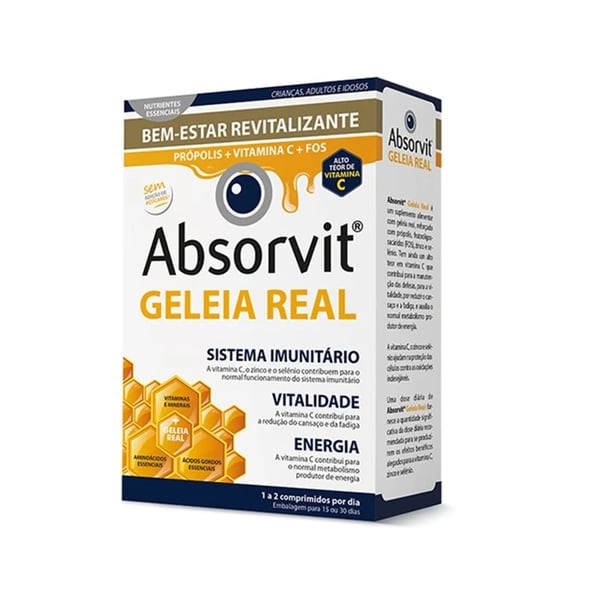 Absorvit Geleia Real Comprimidos x30