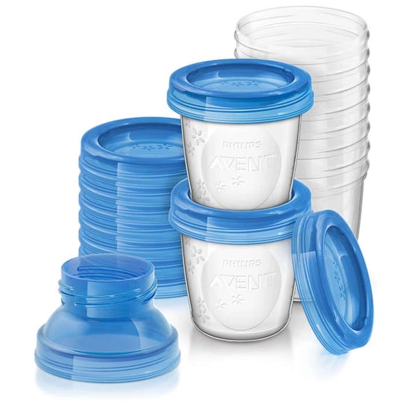 Philips Avent Copos + Tampas x10 + 2 adaptadores
