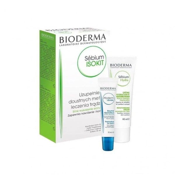 Bioderma ISOKit Crema Sébium Hydra 40ml + Bálsamo Labial Atoderm 15ml
