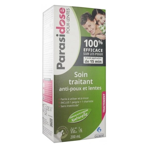 Parasidose Piolhos e Lêndeas Cuidado de Tratamento 200ml + Touca de Proteção + Pente