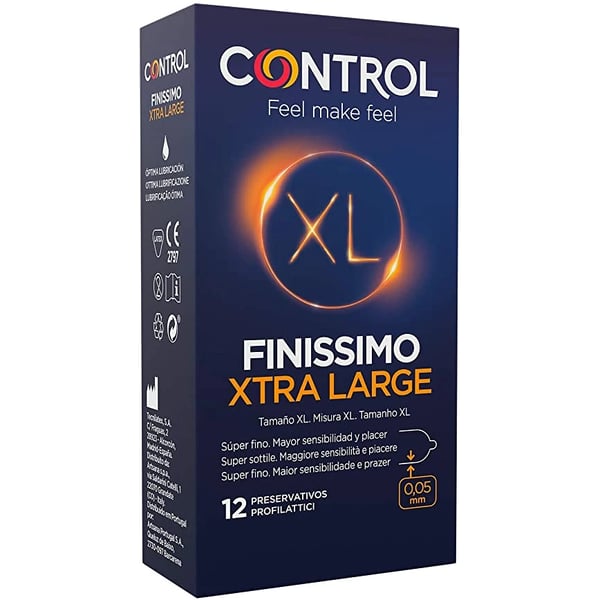 Control Preservativos Finissimo XL X12