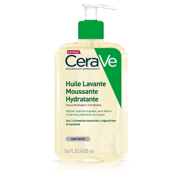 CeraVe Hydrating Foaming Oil Cleanser - Óleo-Espuma de Limpeza Hidratante 473ml