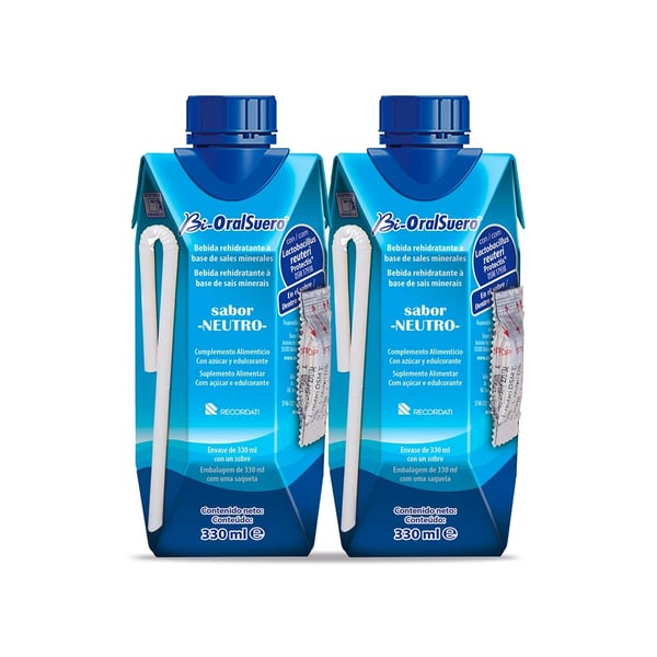Bi-Oral Suero Oral Neutral Solution 330ml X2