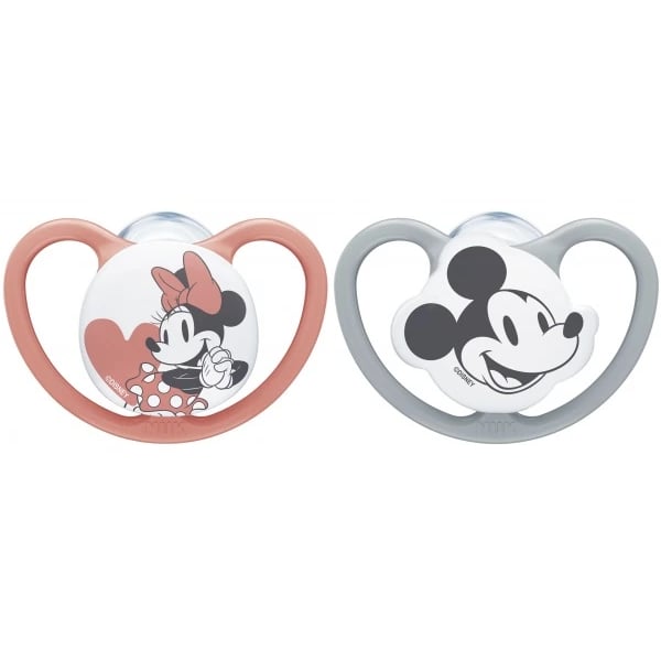Nuk Space Disney Minnie Chupetas Silicone 6-18M x2