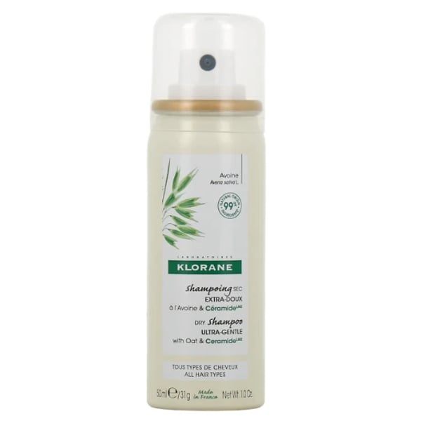 Klorane Champô Seco com Aveia e Ceramida 50ml