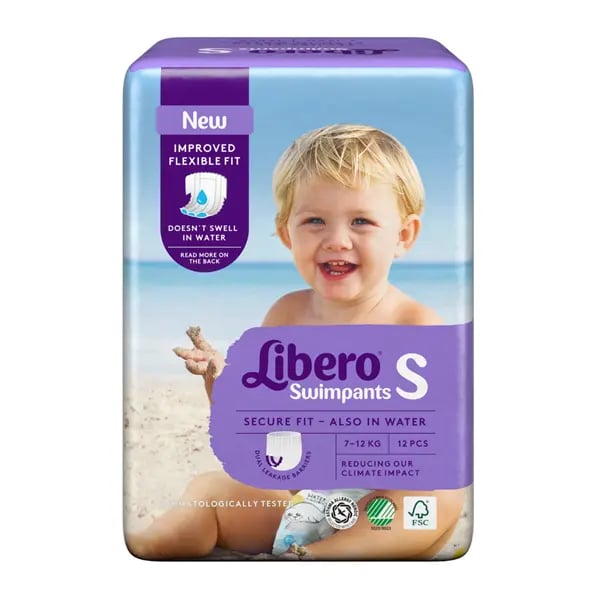 Libero Swimpants Fraldas S (7-12 Kg) X12