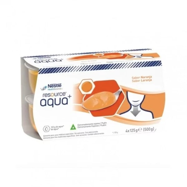 Nestlé Resource Aqua + Água Gelificada - Laranja 125G X4