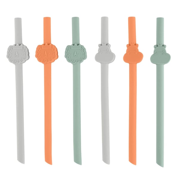 Chicco Palhinhas de Silicone 12M+ x6
