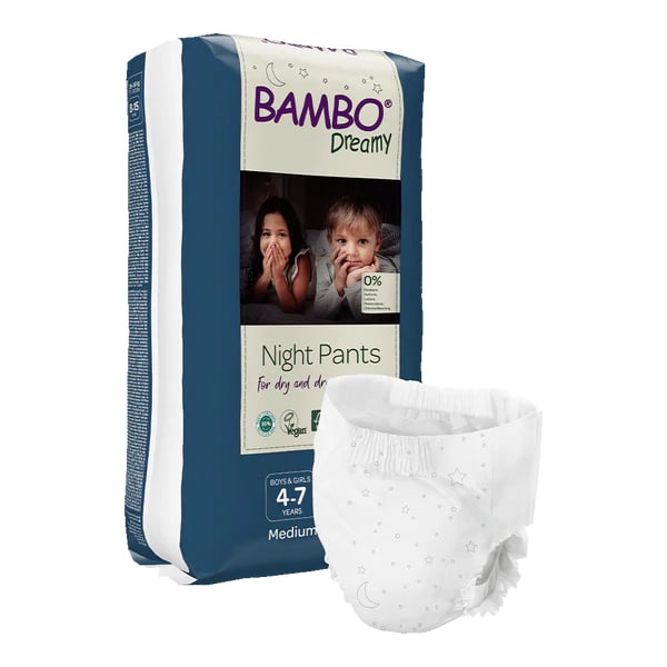 Bambo Dreamy Fraldas Noturnas M (4-7 Anos) X10