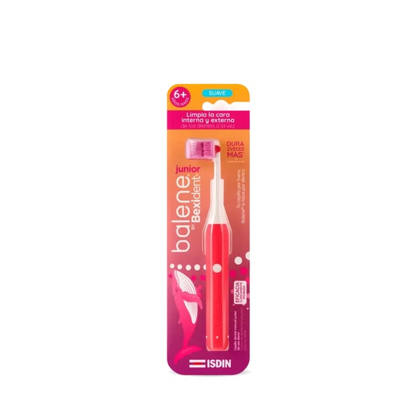 Balene by Bexident Junior Escova de Dentes 6A+ Rosa