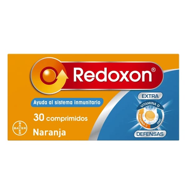 Redoxon Extra Defesas Comprimidos Efervescente Laranja X30