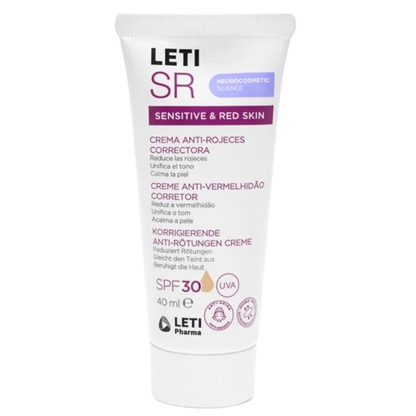 LETISR Creme Anti-Vermelhidão Corretor SPF30 40ml