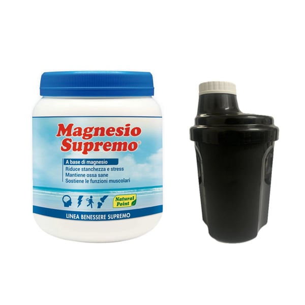 <mark>Magnésio</mark> <mark>Supremo</mark> Pó 300G com Oferta de Shaker