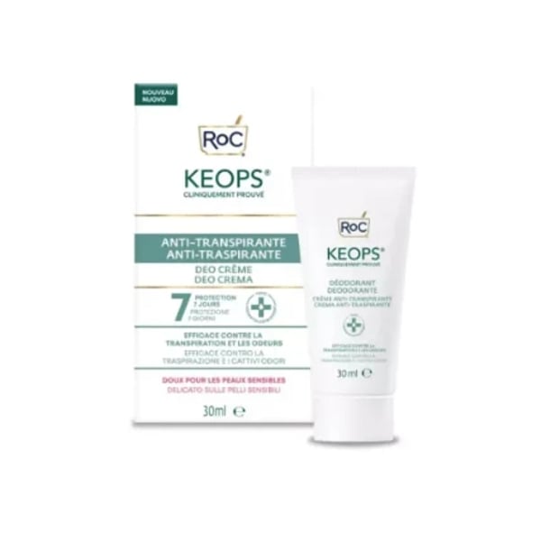 ROC Keops Creme Desodorizante Antitranspirante 30ml