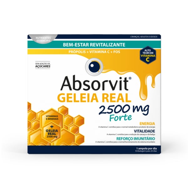 Absorvit Geleia Real 2500mg Forte 15ml X20