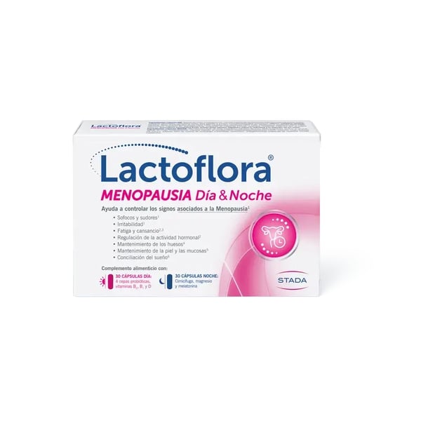 Lactoflora Menopausa Dia/Noite Cápsulas 30+30