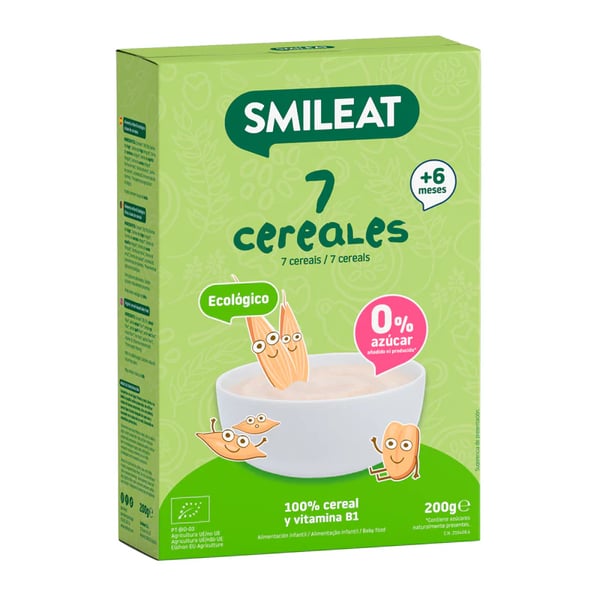 Smileat Papa 7 Cereais 200G 6M+