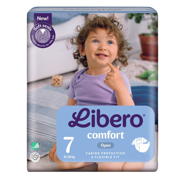 Libero Comfort Fraldas 7 (16-26Kg) x20