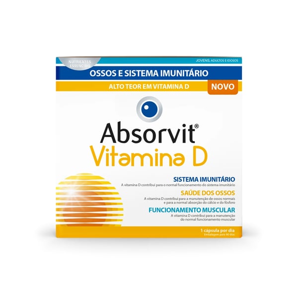 Absorvit Vitamina D Cápsulas X90